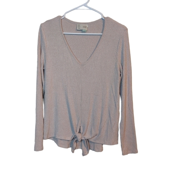 𝅺saturday SUNDAY LADIES LONG SLEEVE THERMAL TOP-  M - Picture 1 of 4